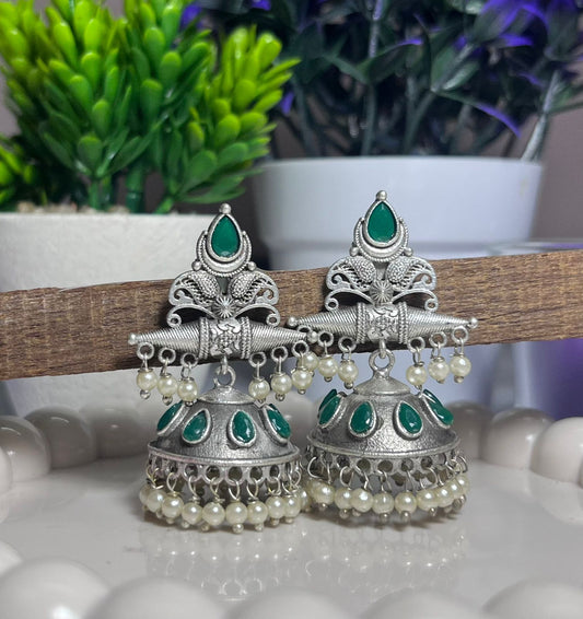 German Silver Classical Jhumki