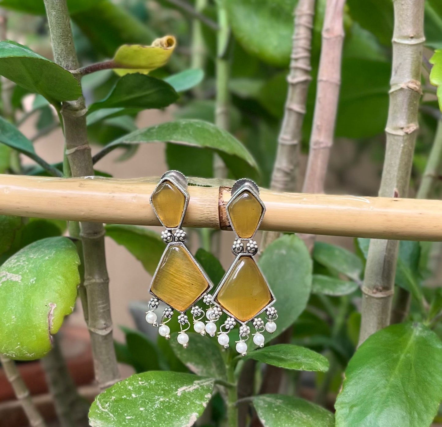 Ethnic Stone Dangler