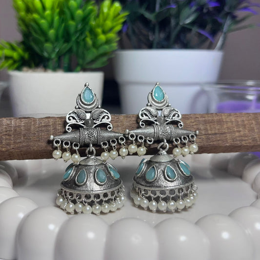 German Silver Classical Jhumki