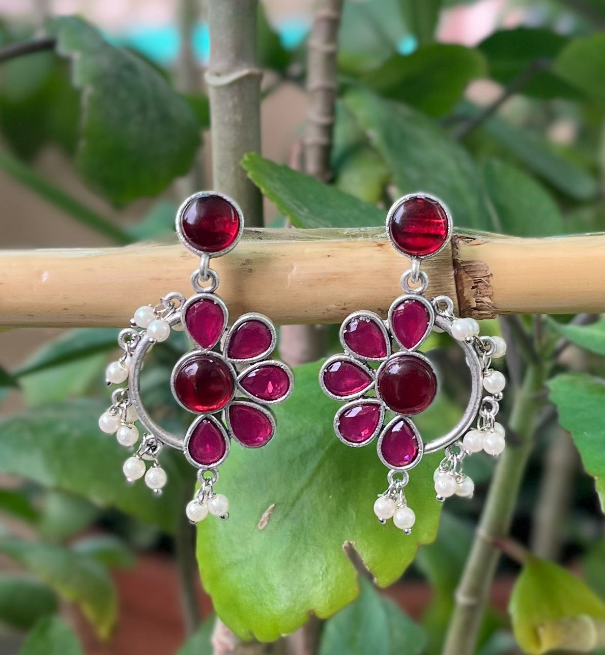 Siiyavi Ethnic Earrings