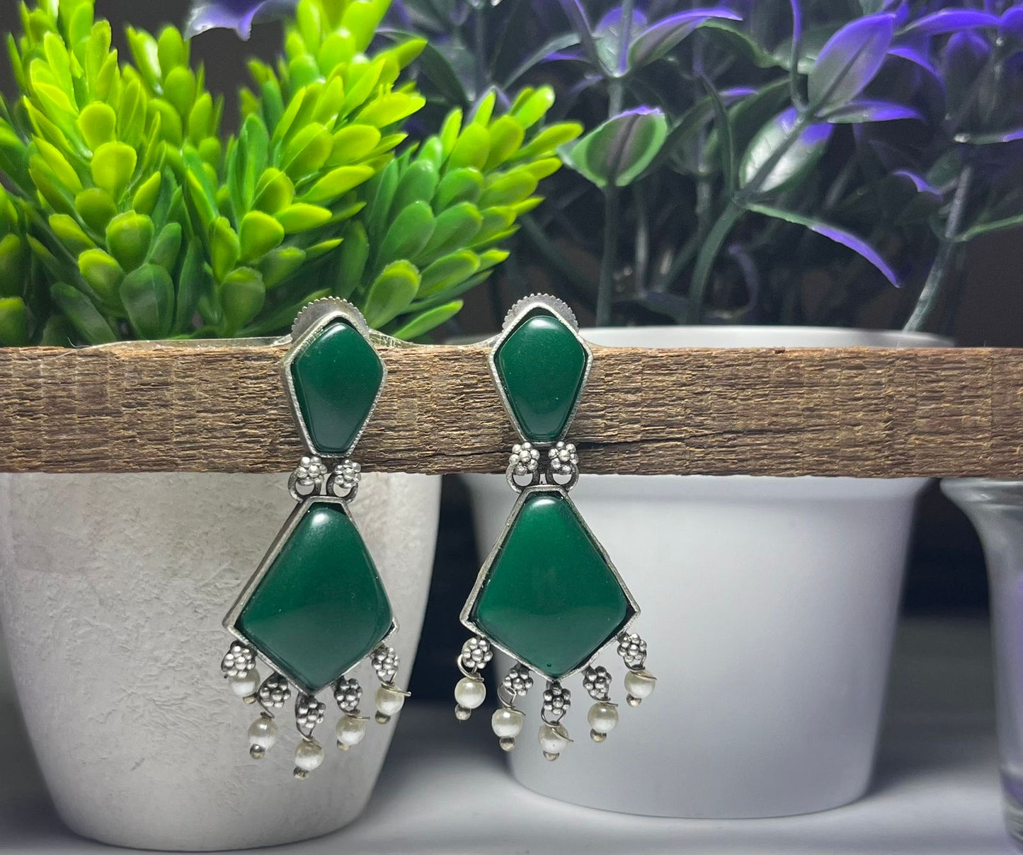 Ethnic Stone Dangler