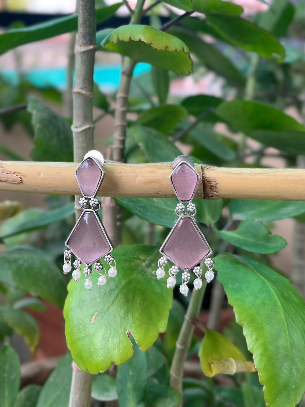 Ethnic Stone Dangler