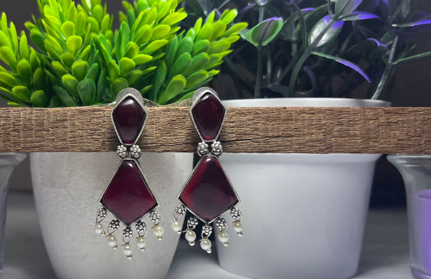 Ethnic Stone Dangler